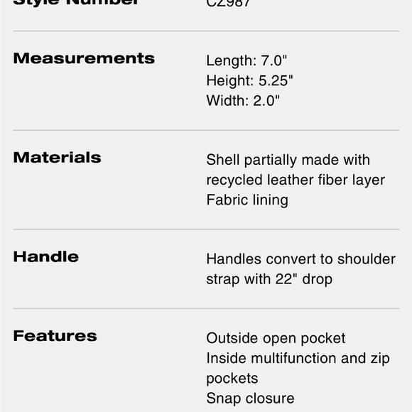 Coach mini Klare Leather Crossbody Bag - Picture 6 of 6